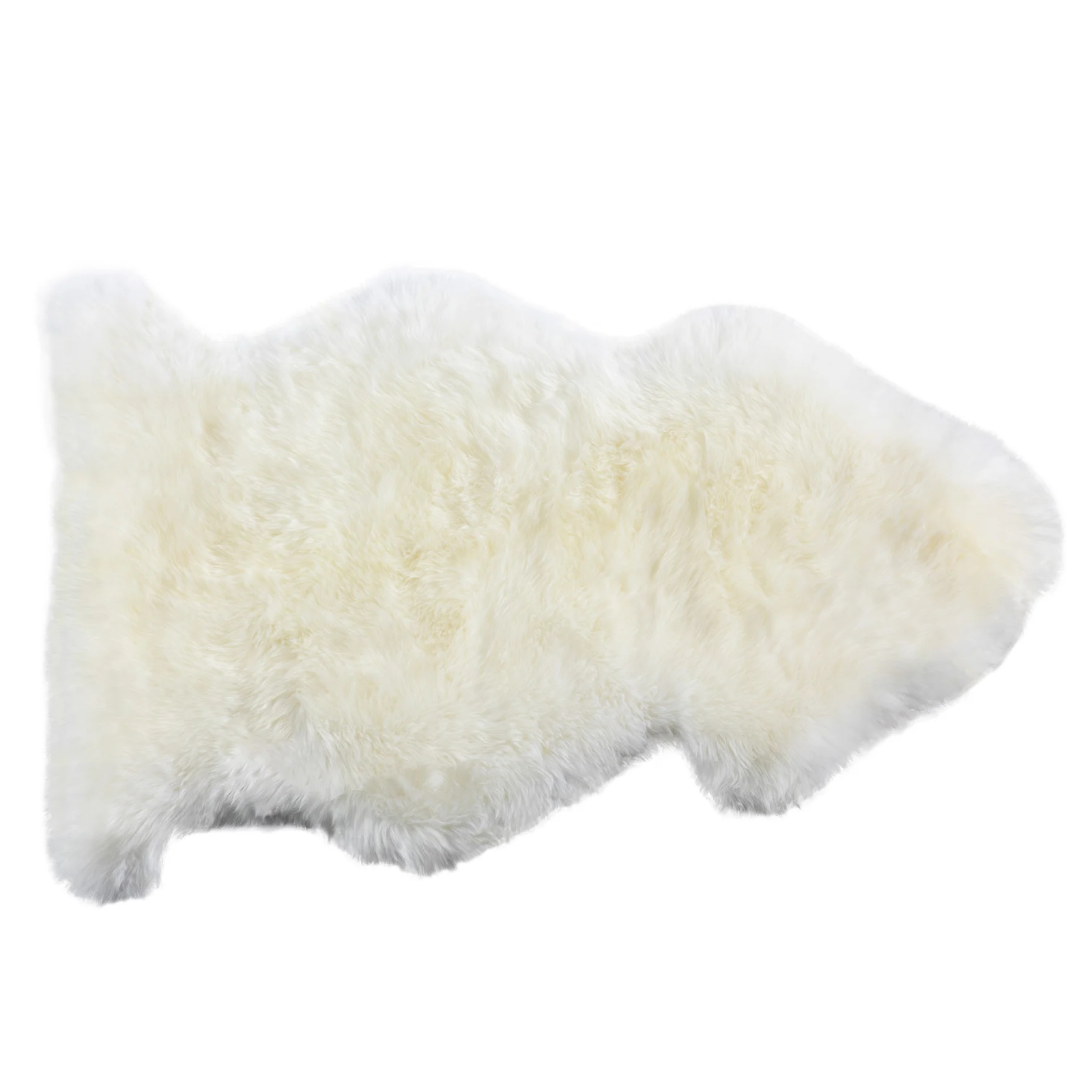 Tapis en peau de mouton longue laine