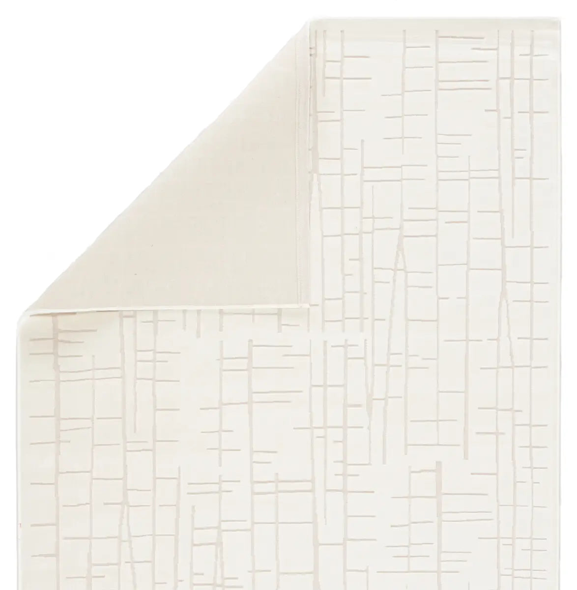 Tapis Fables Cross-Hatch en rayonne et acrylique
