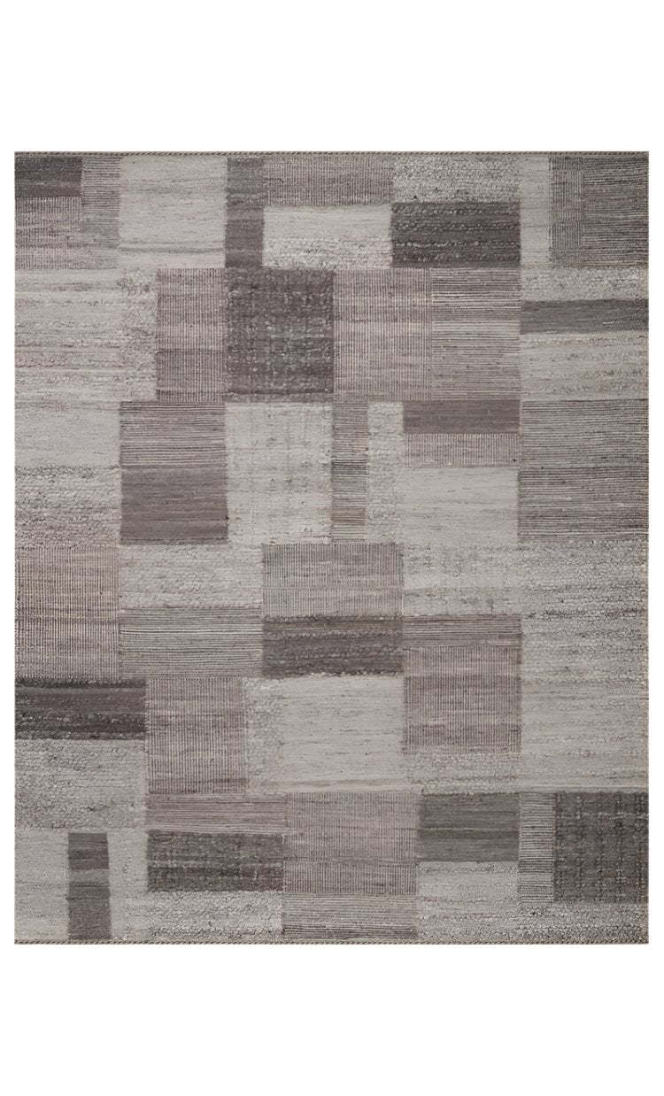 Tapis en laine et coton Manfred