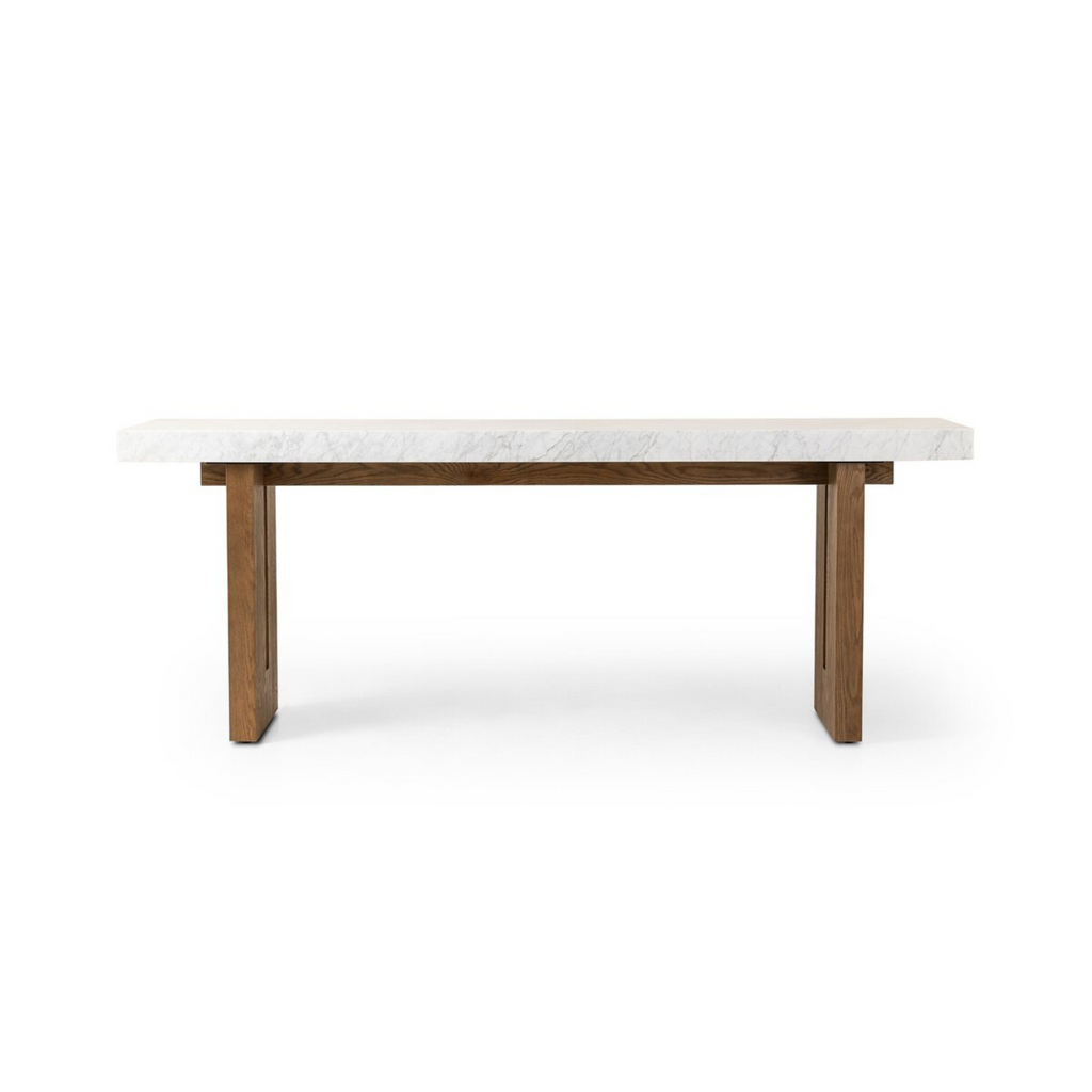 Console en marbre de Carrare