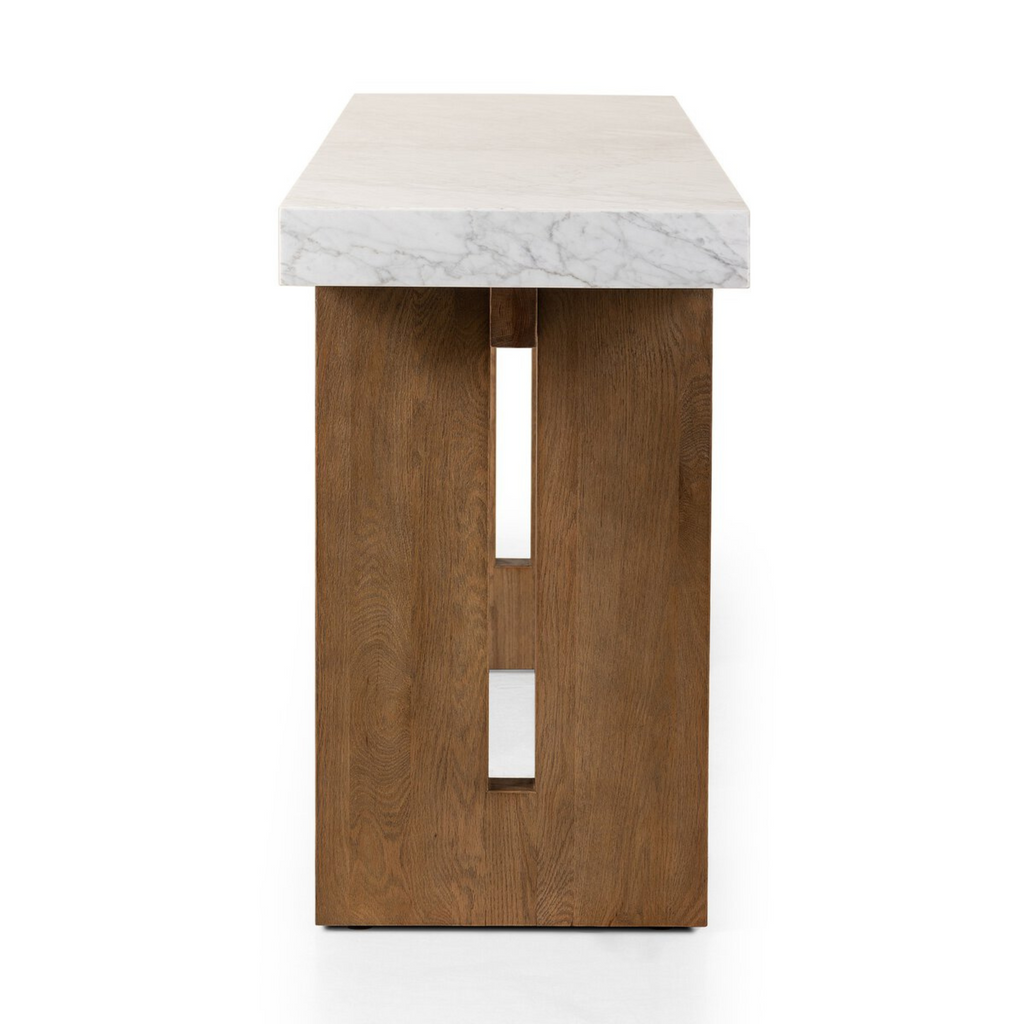 Console en marbre de Carrare