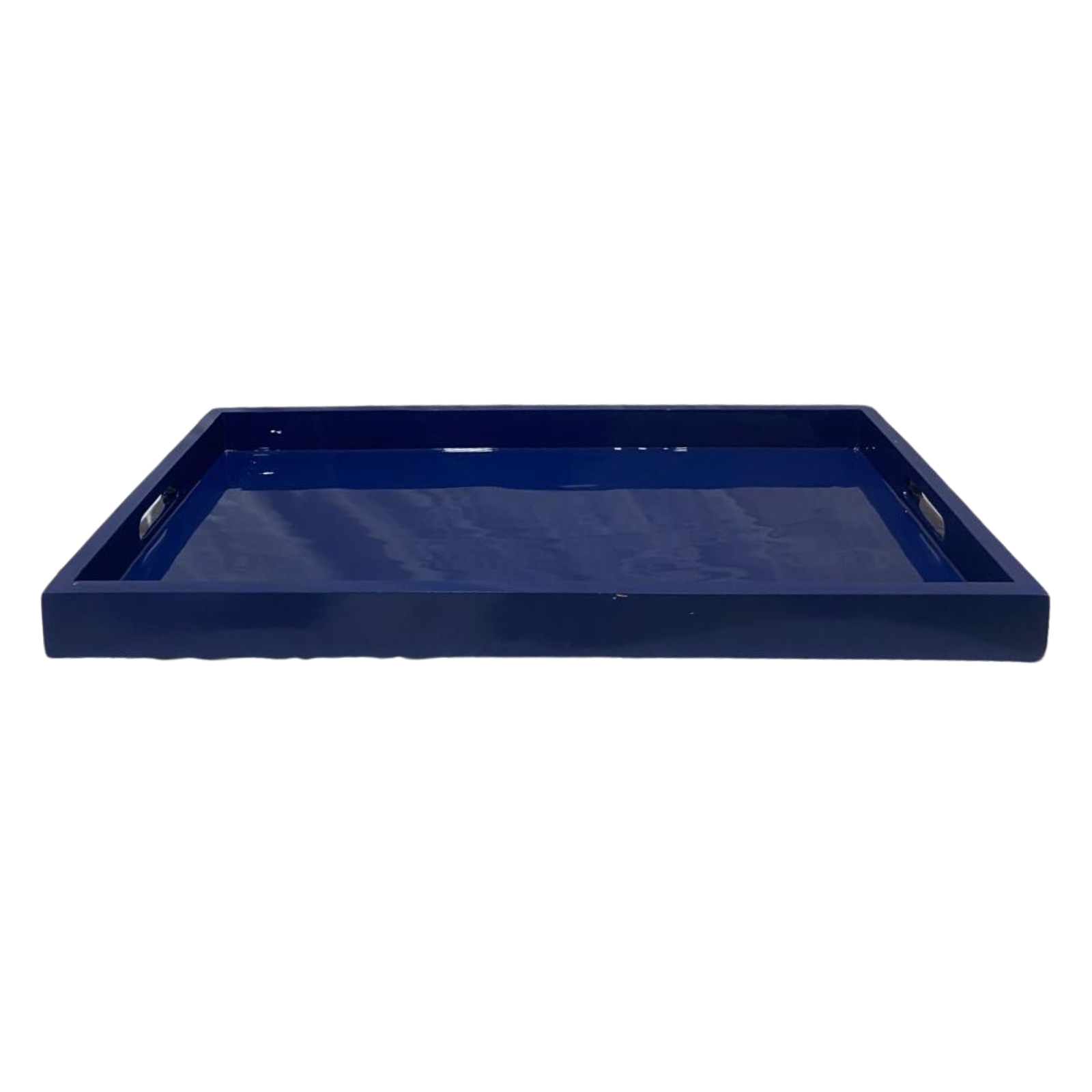 Plateau rectangulaire en émail XL avec poignées