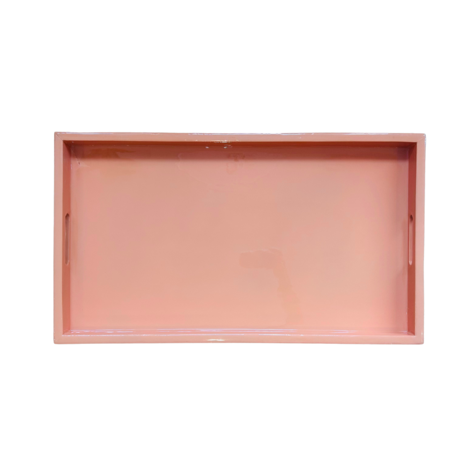 Plateau rectangulaire en émail XL avec poignées
