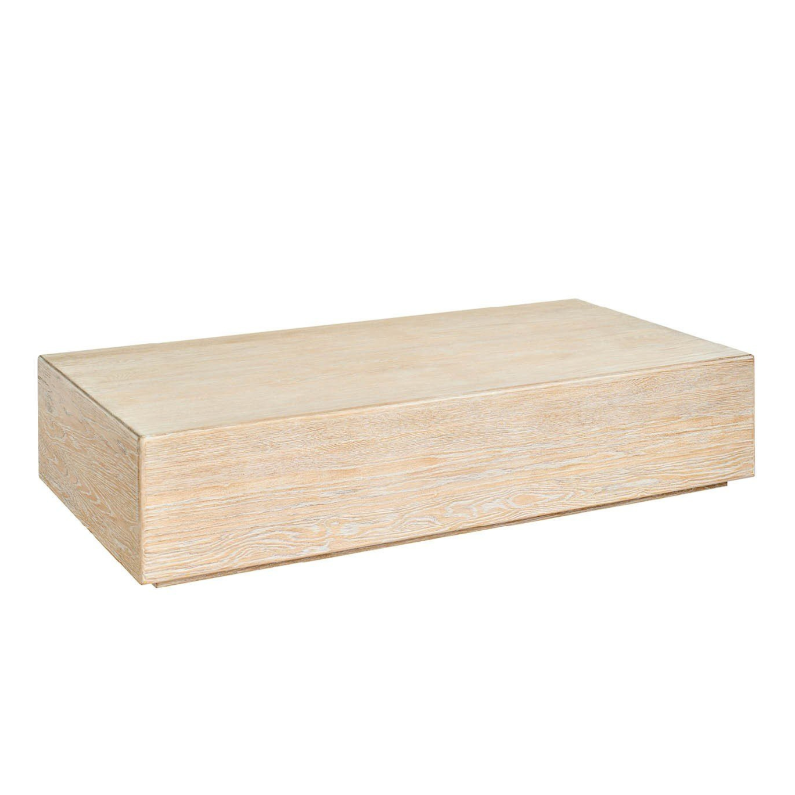 Table basse rectangulaire organique