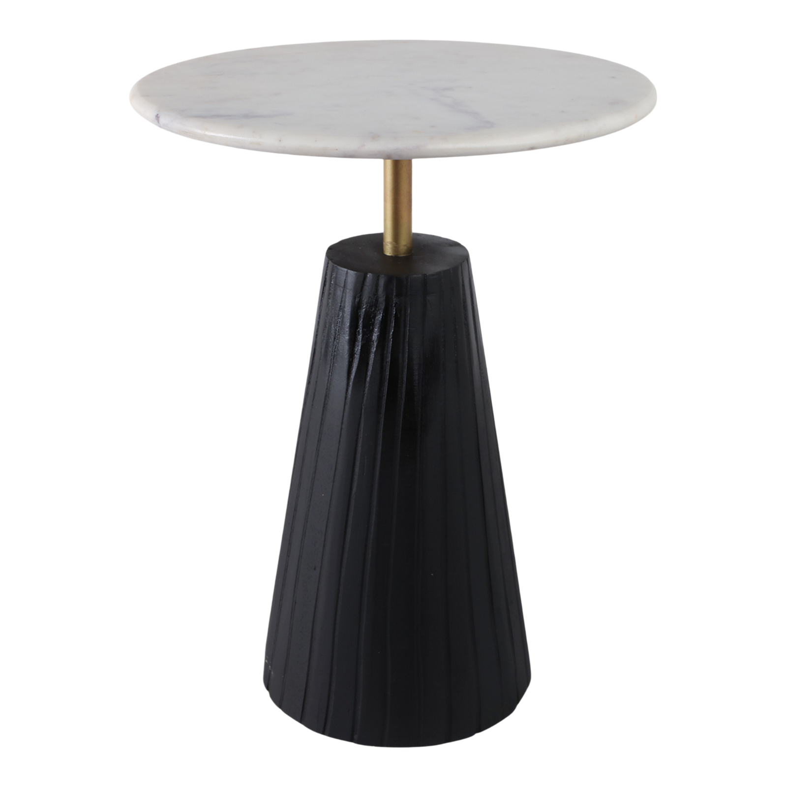 Table d'appoint avec plateau en marbre 