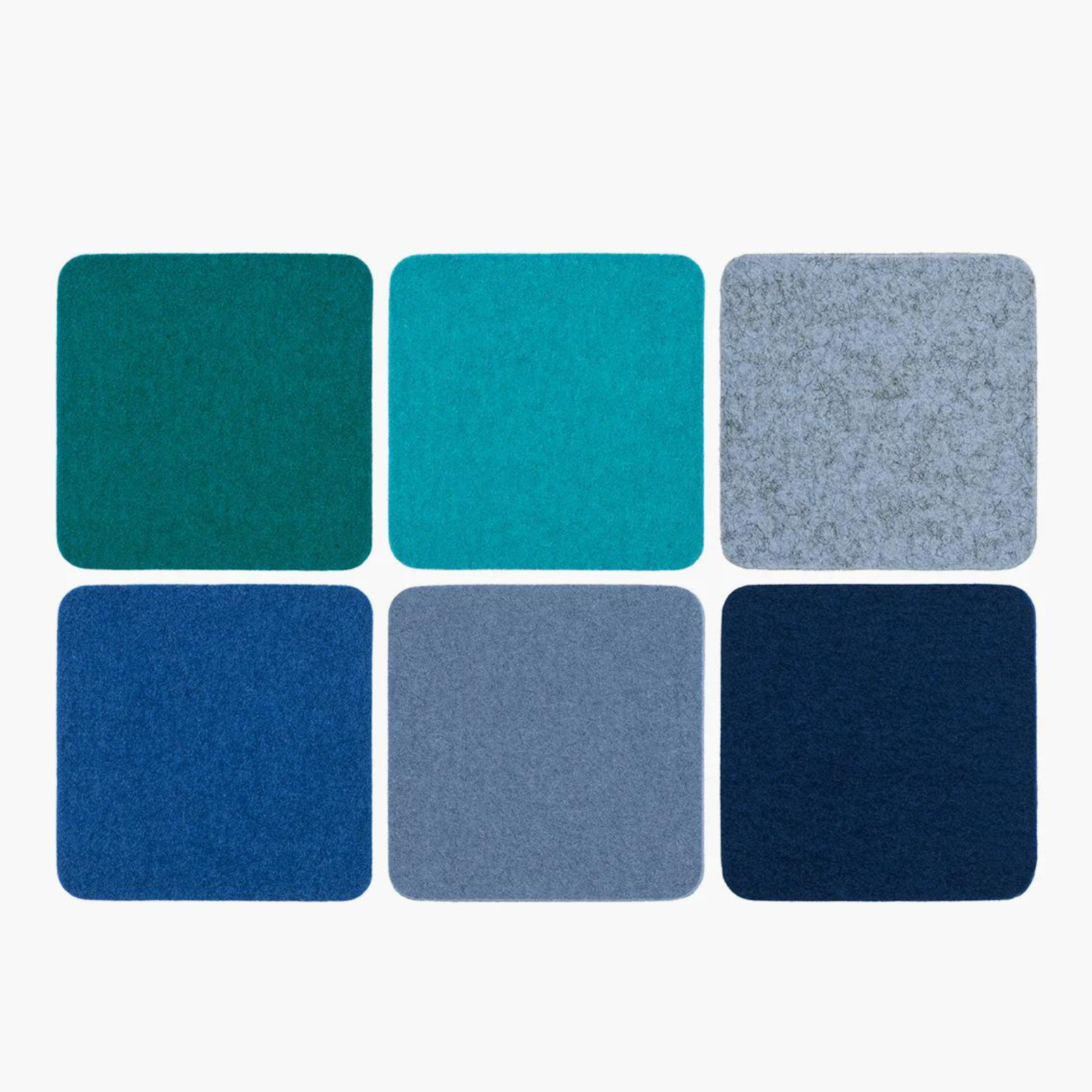 Sous-verres en laine mérinos (lot de 6)