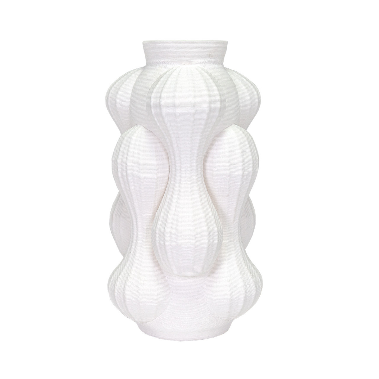 Vase en porcelaine courbé