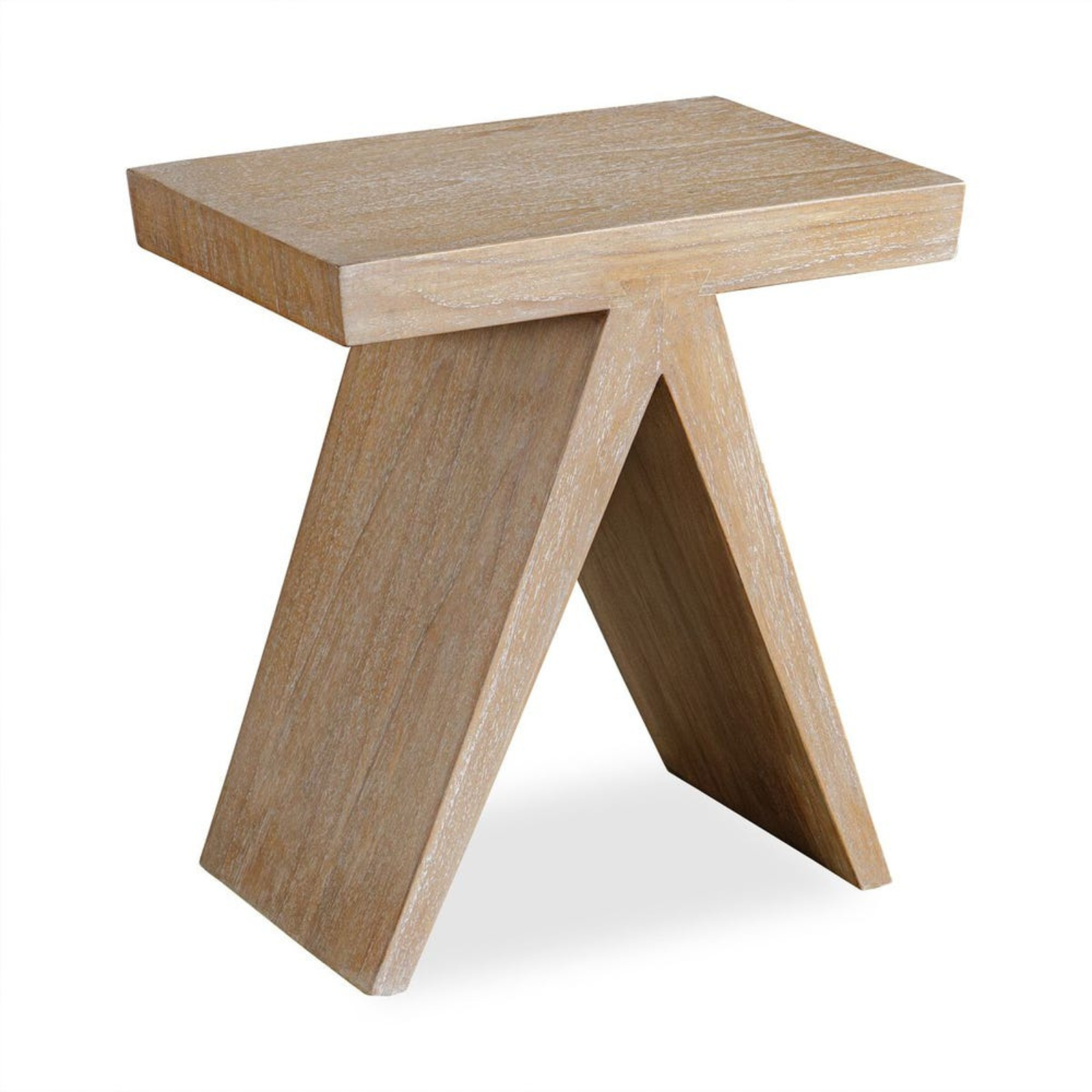 Tabouret d'appoint en bois de mindi 