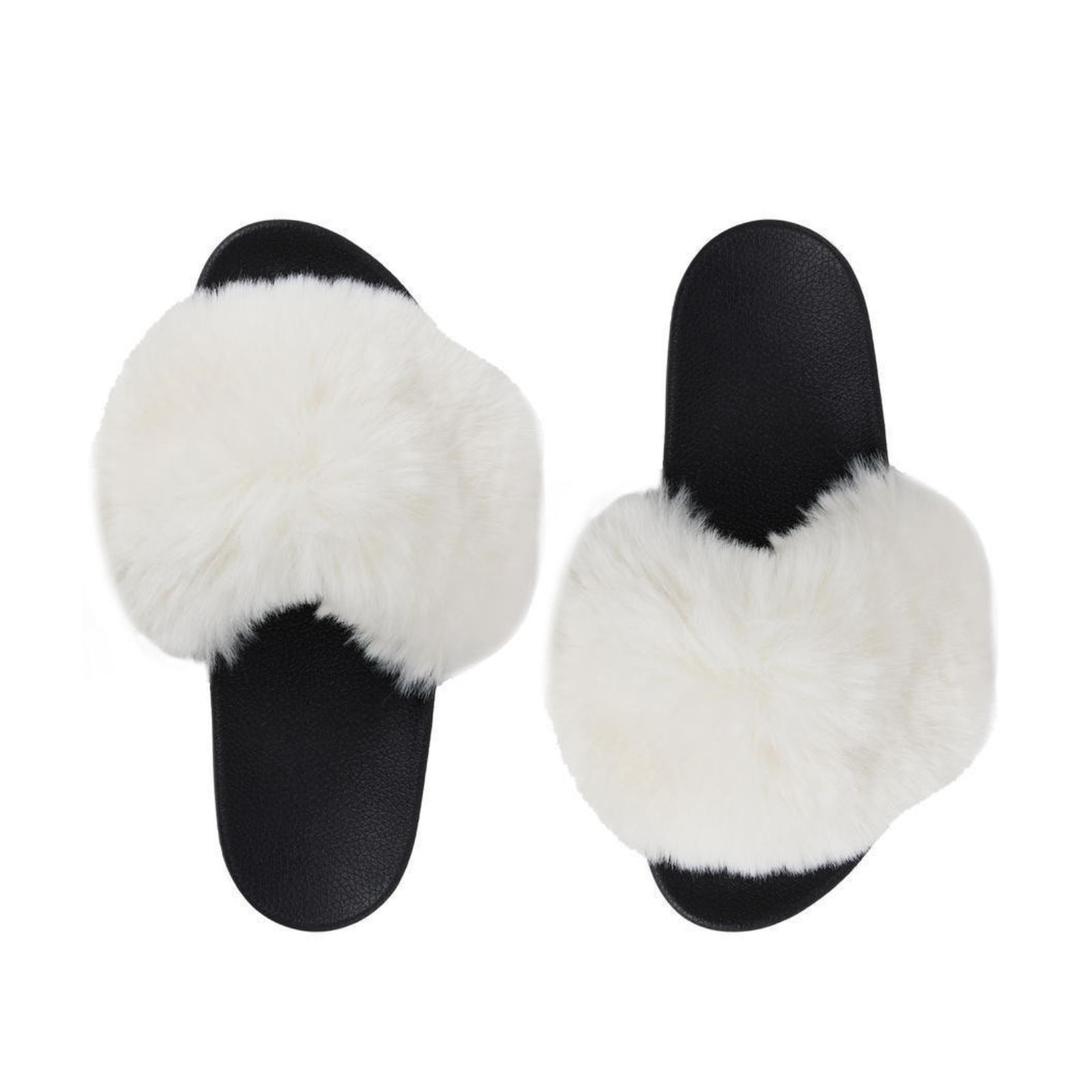 Claquettes en fausse fourrure