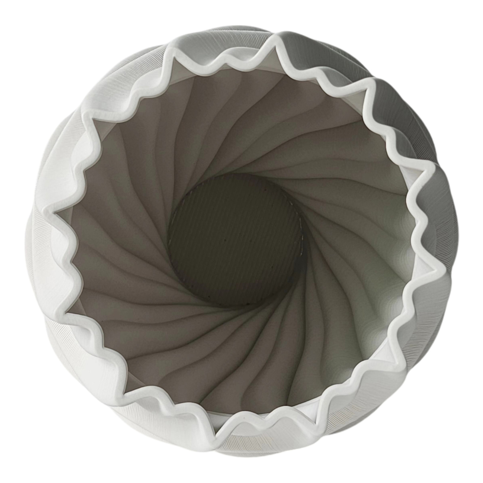 Vase en frêne imprimé en 3D