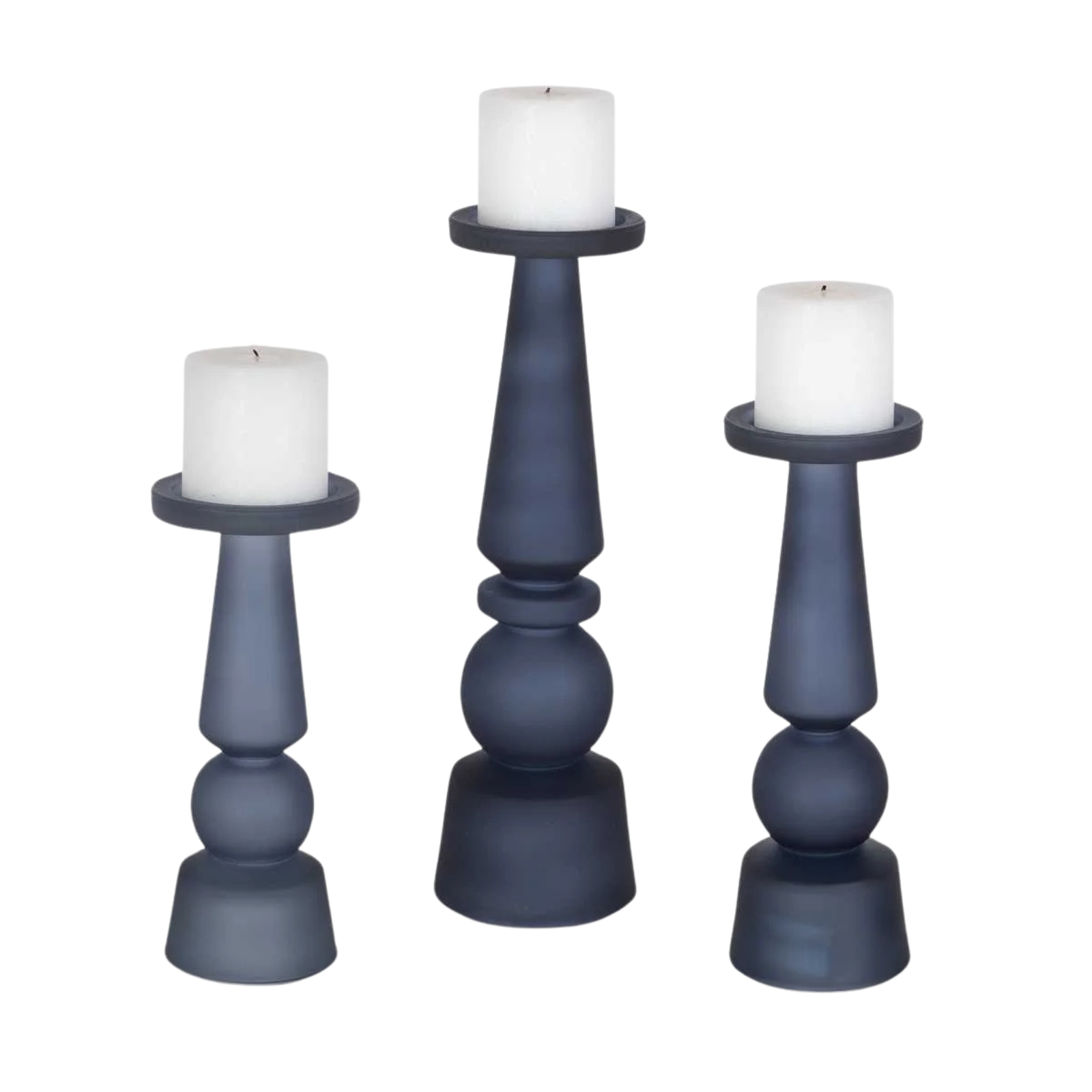 Ensemble de piliers en verre