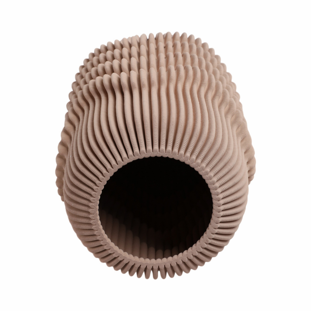 Vase en porcelaine imprimé en 3D Ethan