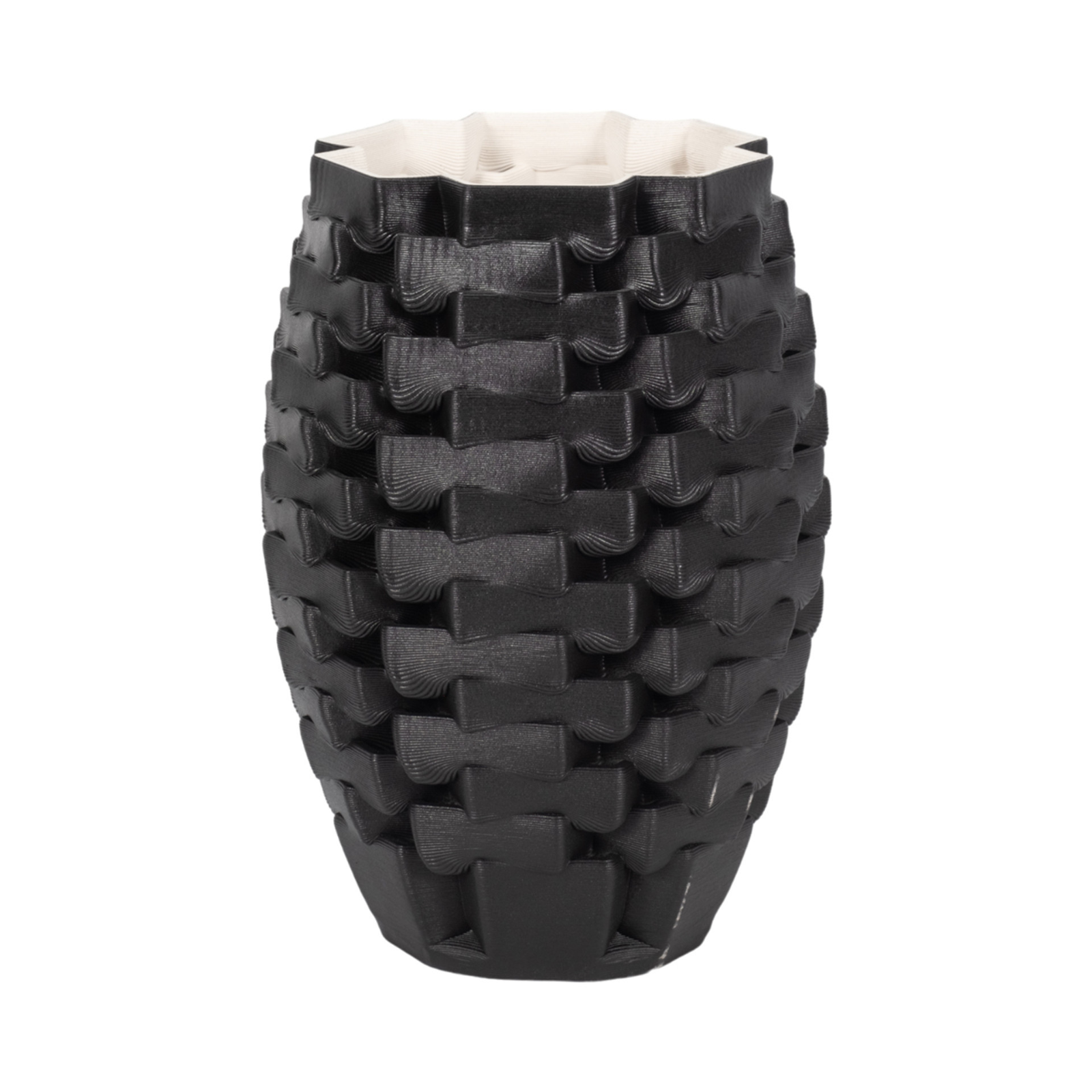 Vase en porcelaine imprimé en 3D Elle
