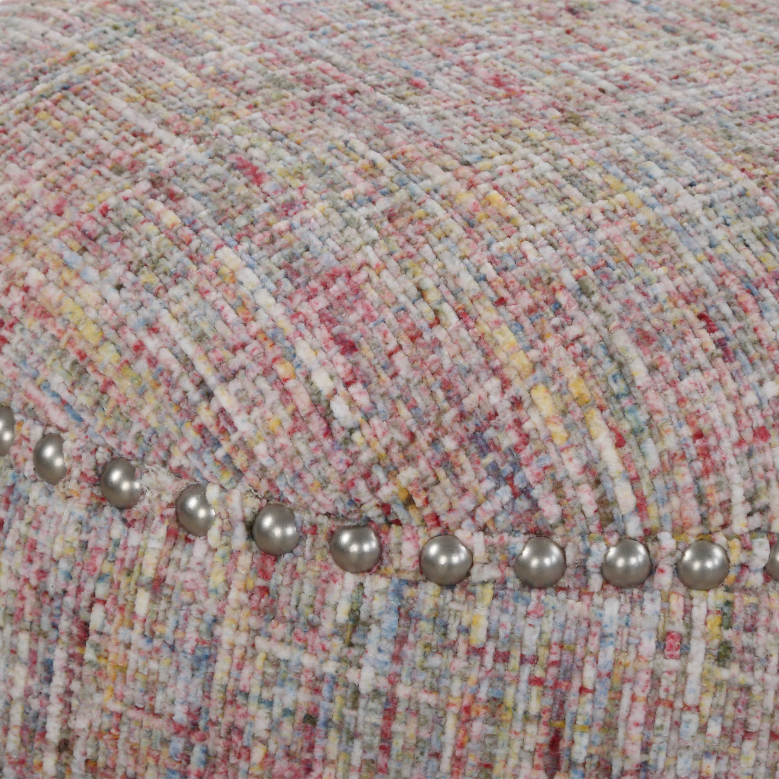 Pouf en chenille