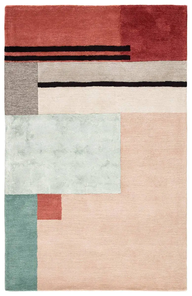 Tapis Syntax en laine et viscose